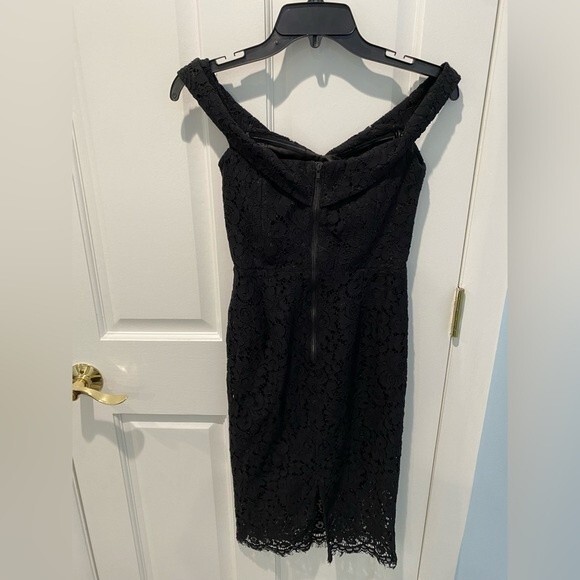 New Bardot Bella Women Lace Dress Black - Picture 6 of 11